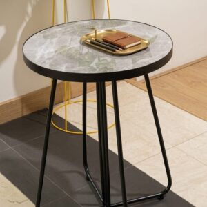 Pure Marble Nordic Luxury Coffee Table – Modern Minimalist Side Table | Sofa & Balcony Table Kenya