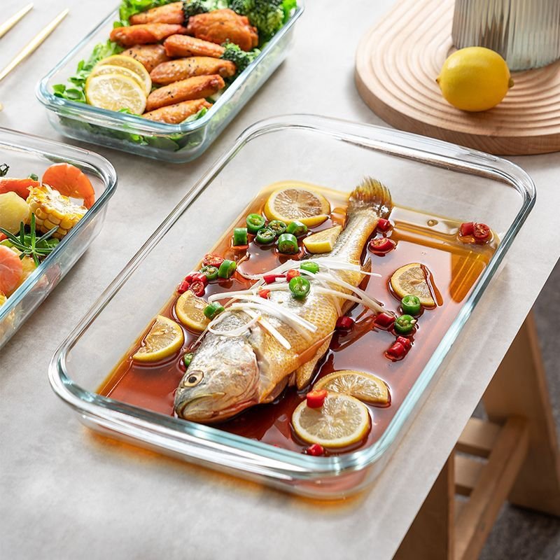 3-in-1 Borosilicate Glass Baking Ware Set – Heat Resistant Oven & Serving Dishes | Kitchen Essentials Kenya - Image 2