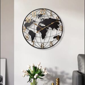 Wall Clock Globe Décor – Luxury World Globe Table Clock | Modern Office & Home Decoration Kenya