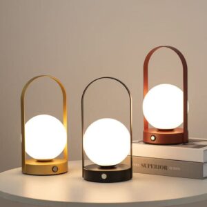 Modern Rechargeable Table Lamp – Cordless Decorative Lantern for Bedside & Console Styling | Luxury Lighting Kenya