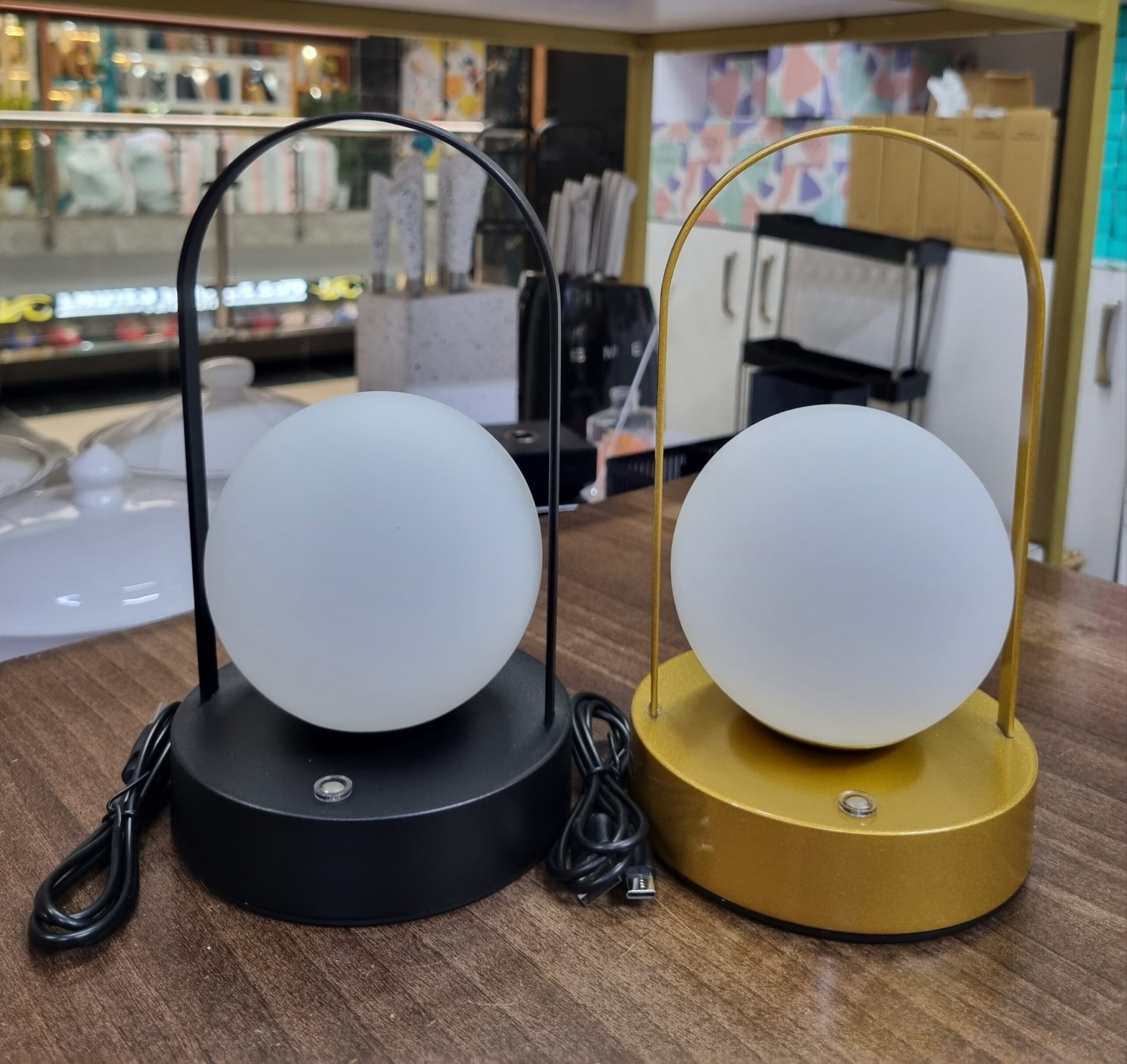 Modern Rechargeable Table Lamp – Cordless Decorative Lantern for Bedside & Console Styling | Luxury Lighting Kenya - Image 2