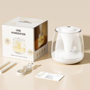 3L Big Capacity Aromatherapy Humidifier – Flame Effect Air Diffuser with Essential Oils | Home & Office Air Purifier Kenya
