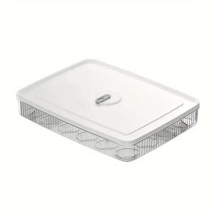 24pc Stackable Egg Tray – Space-Saving Refrigerator Egg Organizer | Kitchen Storage Essential Kenya