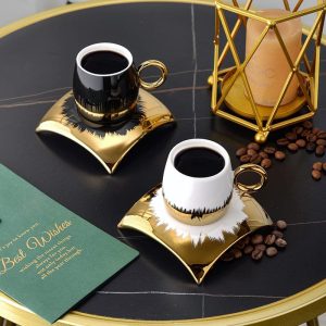 12pc Cup & Saucer Set in Gift Box – Elegant Tea & Coffee Serving Set | Luxury Drinkware Kenya