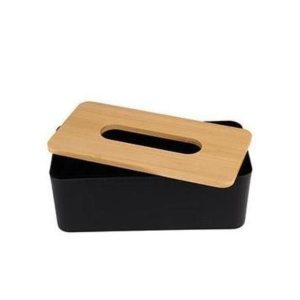 Bamboo Cover Serviette Holder – Modern Napkin Storage Box | Elegant Dining & Kitchen Organizer Kenya
