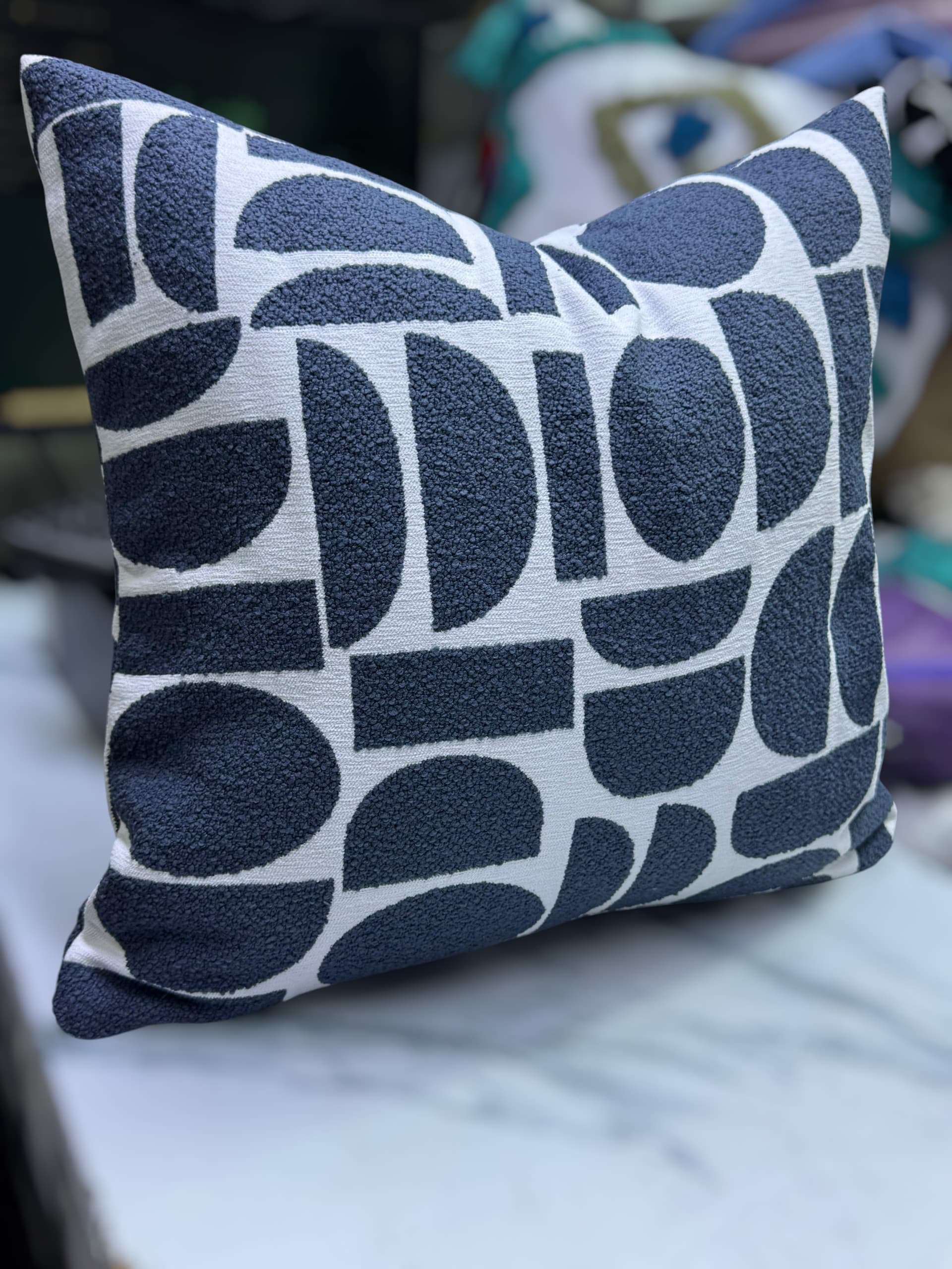 Geometric Cushion Covers – Soft Luxury Throw Pillow Covers 45×45cm | Modern Home Décor Kenya