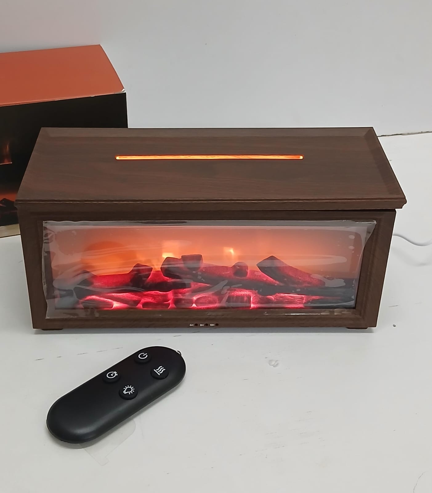 Fireplace Decorative Humidifier & Aroma Diffuser – Remote-Controlled Flame Effect | Luxury Home Décor Kenya - Image 2